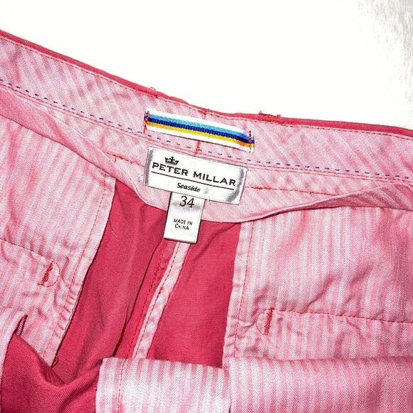 Peter millar cotton linen silk seaside short size 34 - Picture 4 of 6